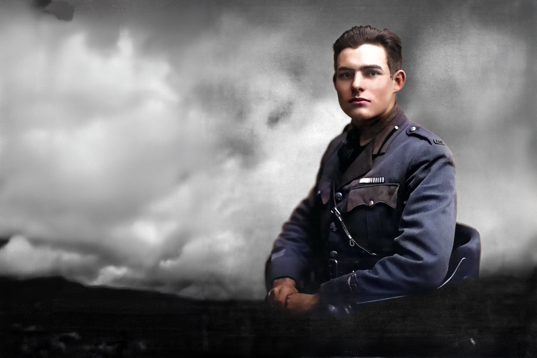Ernest Hemingway in Milan, 1918